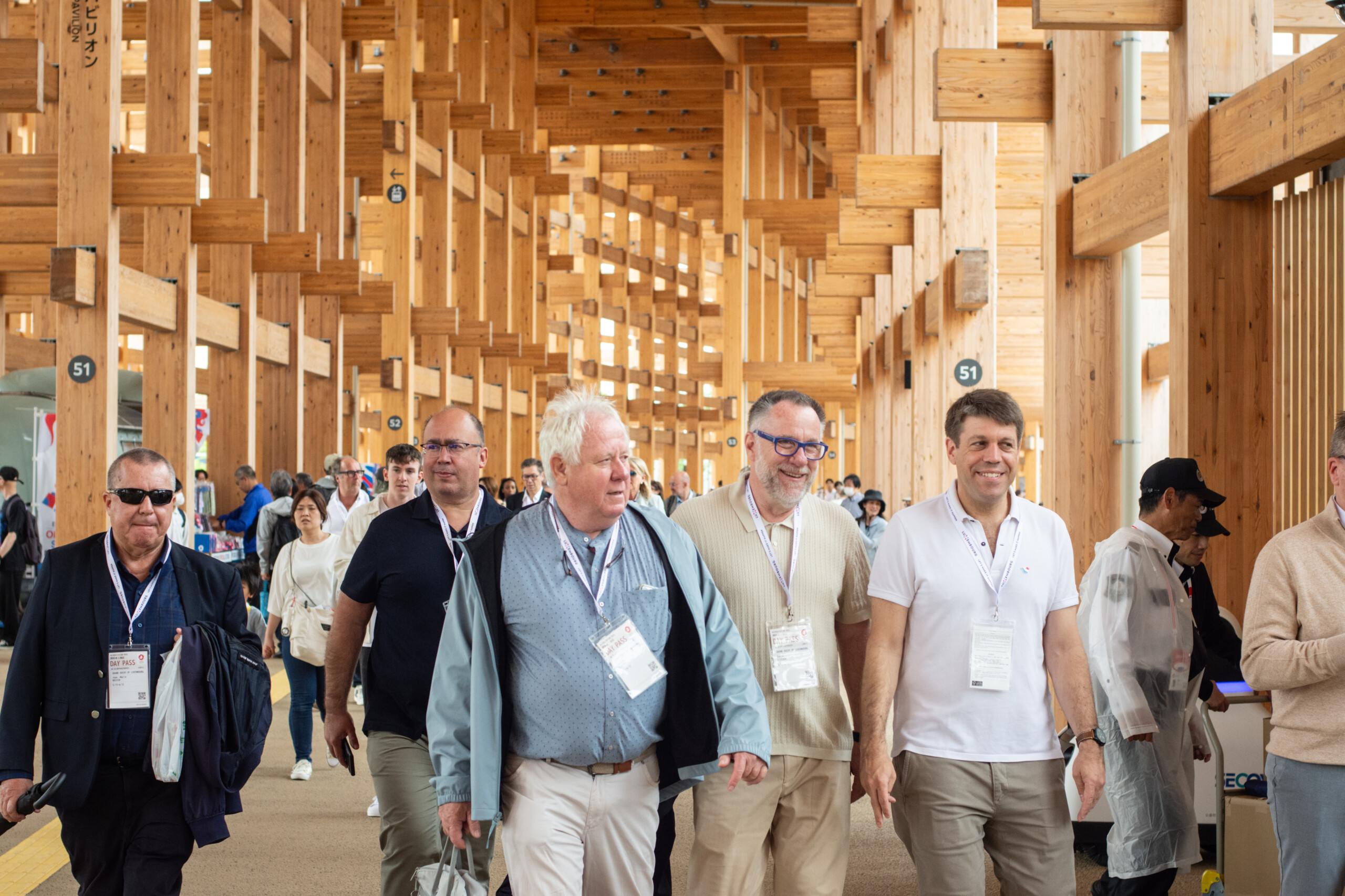 La visite de l'Exposition universelle Osaka 2025 était l'un des point d'orgue de la Mission, très inspirante pour chacun. (crédit : Papilion Productions)