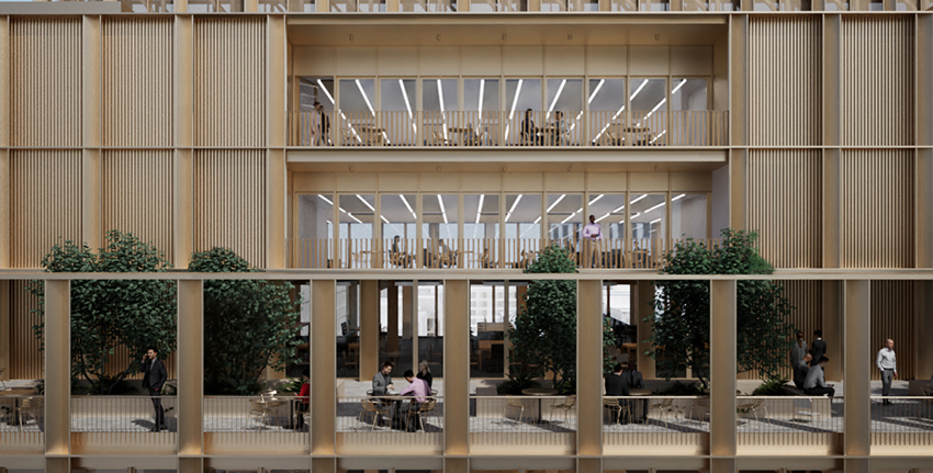 Grossfeld, joint-venture entre Promobe et Nextensa, lance la construction d’Eosys, son nouvel immeuble de bureaux à la Cloche d’Or