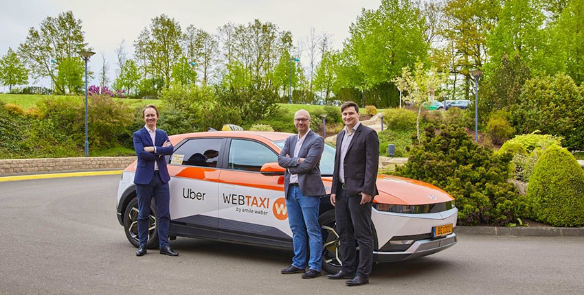 Uber and WEBTAXI celebrate one year on the road together in Luxembourg