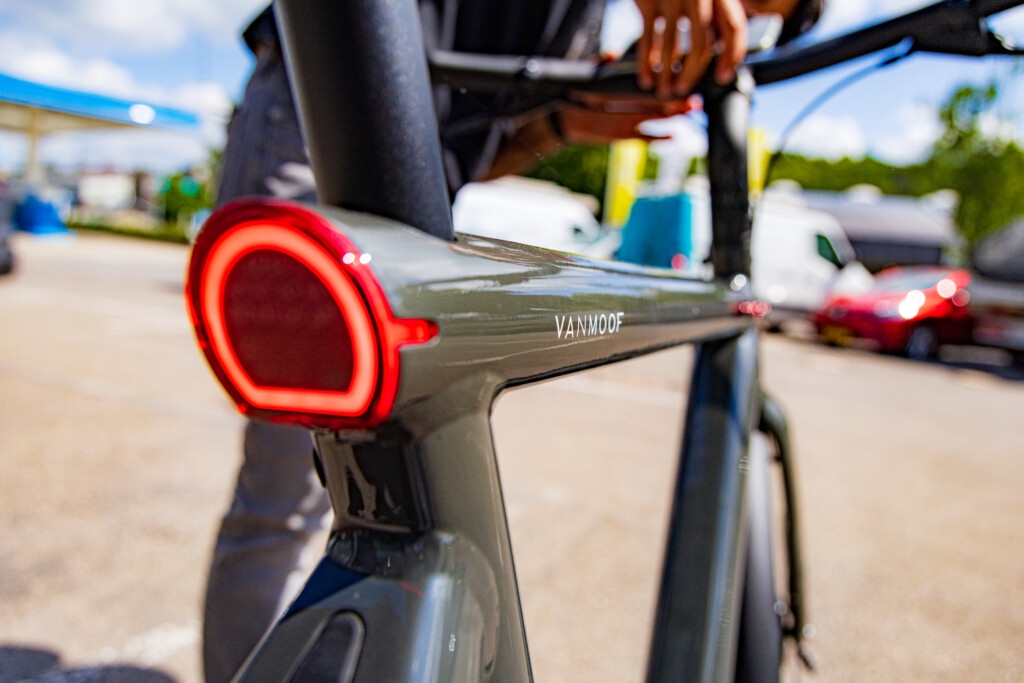 le guidon d'un vélo