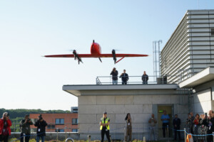 Un drone décolle d'un hôpital au Luxembourg
