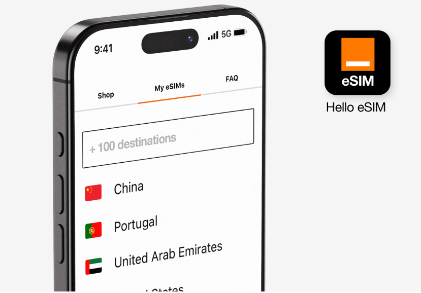 Orange lance “Hello eSIM” et révolutionne la connectivité au Luxembourg et en déplacement.