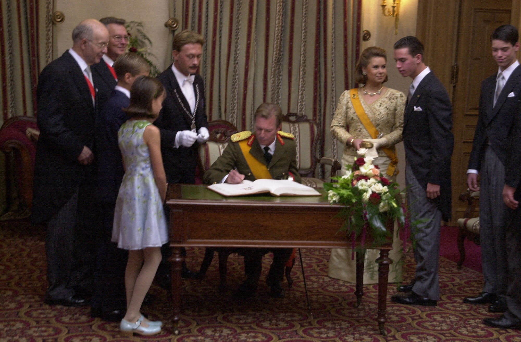 ... et les moments officiels  de l'avénement au Trône de S.A.R. le Grand-Duc Henri (crédit: SIP)