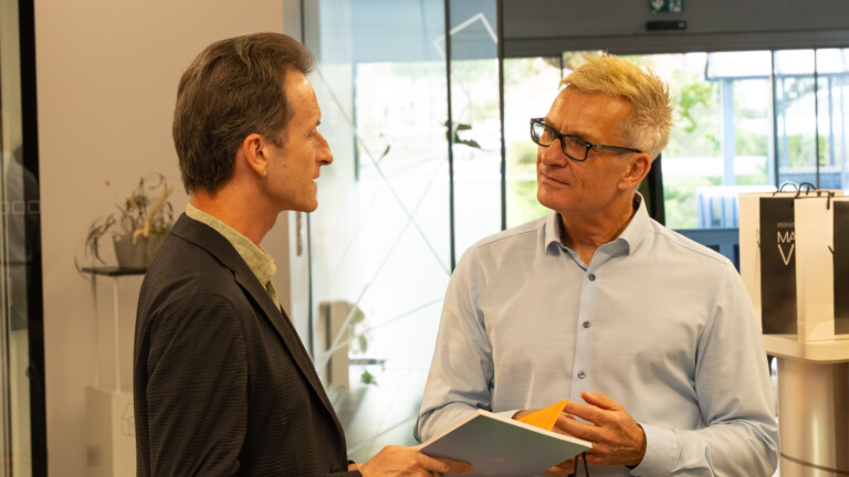 Carlo Thelen, directeur général, Chambre de Commerce et Dr. Werner Jager, Managing Director, Keller Minimal Windows 