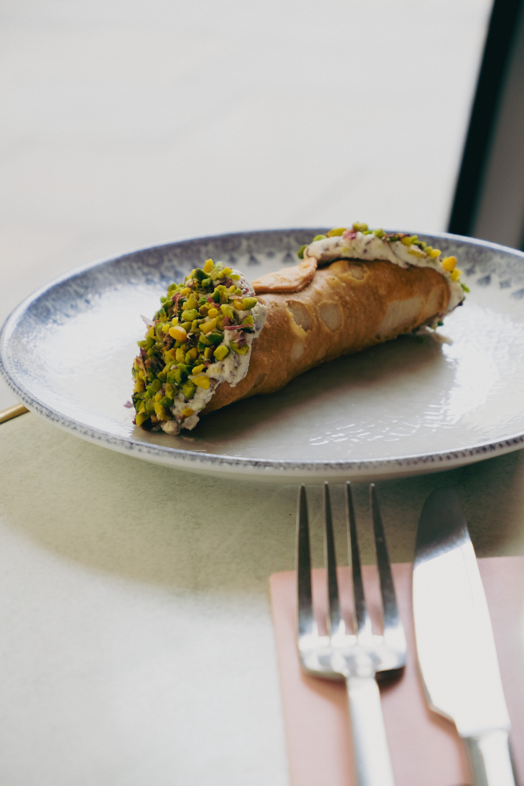 Un cannolo en dessert... (crédit : Amore Pasta Club)