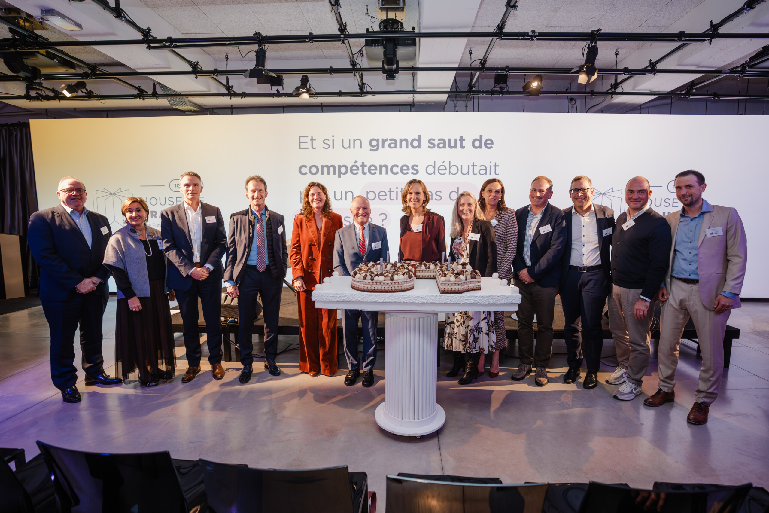 Les panelistes et le conseil d'administration de la House of Training.