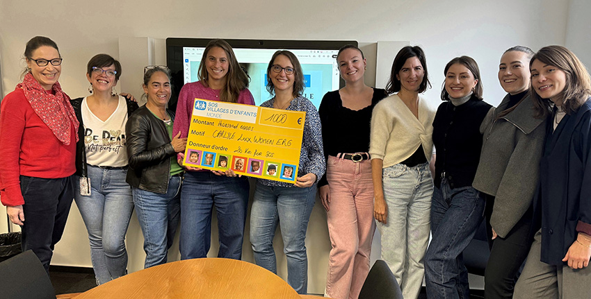 Le challenge 20 km for SOS relevé par les Women ERG de Carlyle Luxembourg  1.000€ pour les projets de SOS Villages d’Enfants Monde