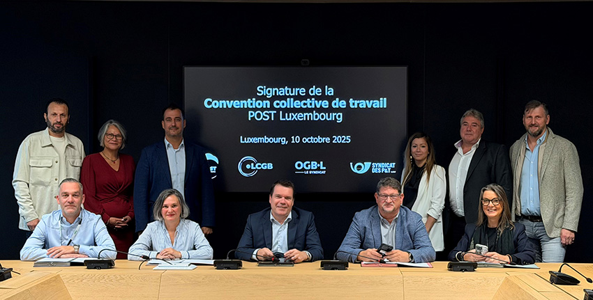 Renouvellement de la Convention Collective de  Travail pour les salariés de POST Luxembourg