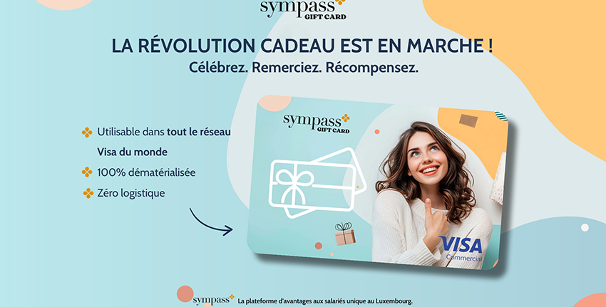 Ce 15 octobre 2025, Sympass lance la Sympass Gift Card : Une révolution pour les salariés au Luxembourg