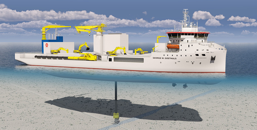Jan De Nul construit un nouveau navire conçu pour la protection des infrastructures sous-marines importantes