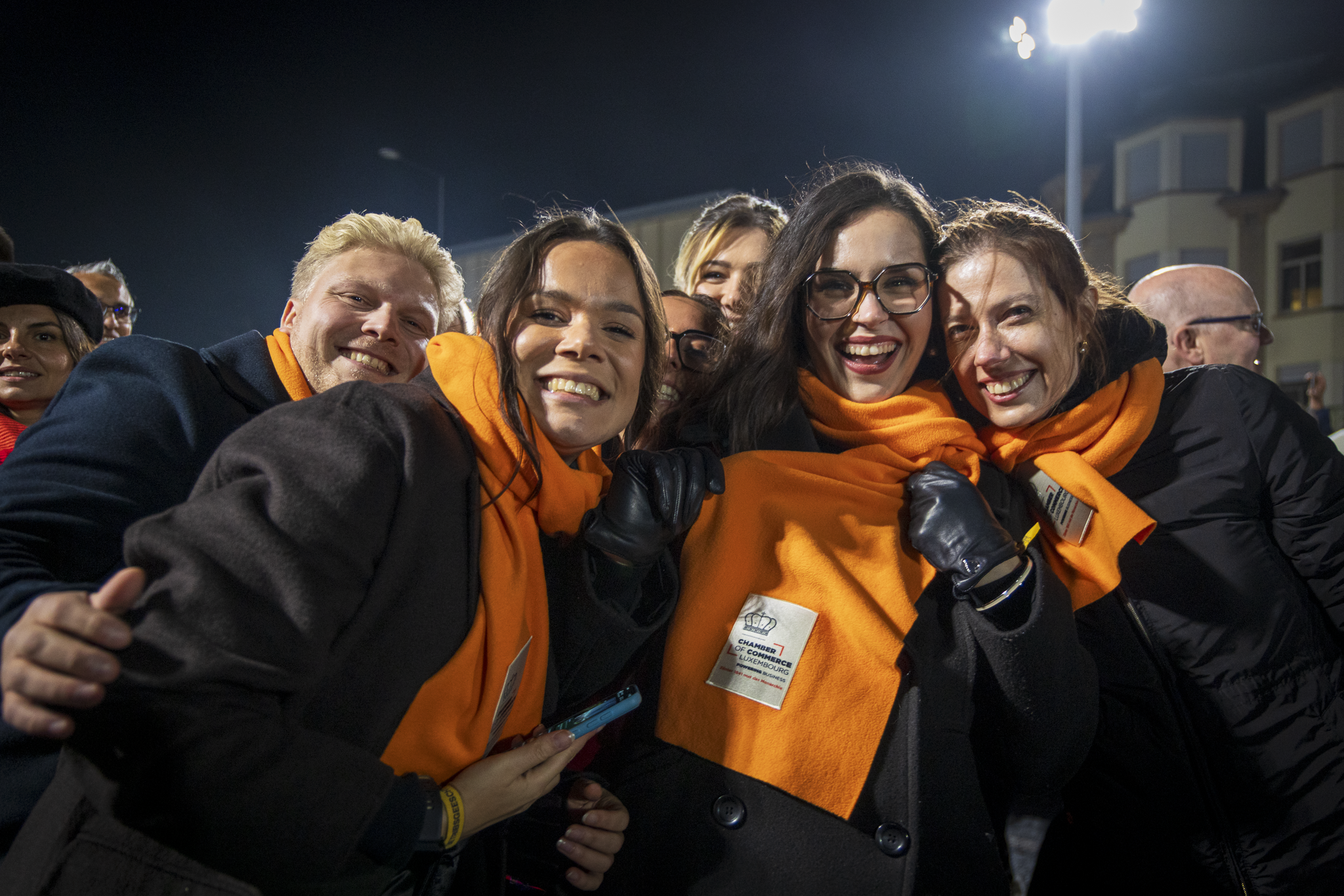 Samedi 04 octobre. Les collaborateurs de la Chambre de Commerce participant aux festivités (crédit: Charly Petit, Chambre de Commerce).