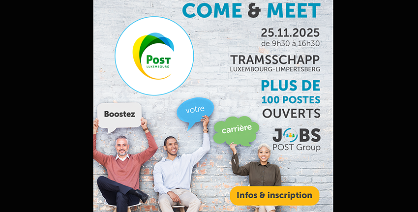 Ouverture des inscriptions au prochain « JOBS@POSTGroup » Ouverture des inscriptions au prochain « JOBS@POSTGroup »
