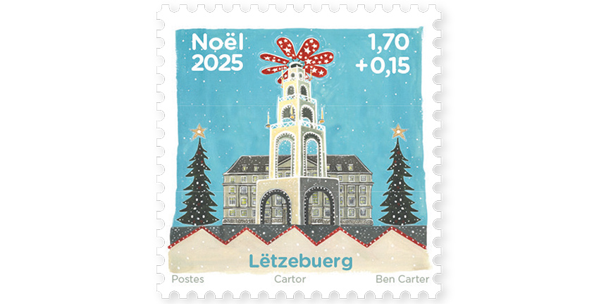 Nouvelle émission de timbres spéciaux, dont les deux timbres « Noël 2025 »