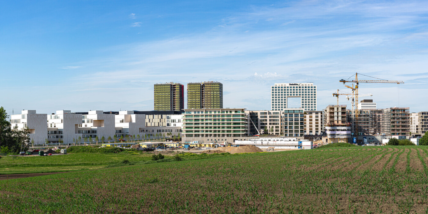 Nouvelles constructions dans le quartier Cessange/Gasperich