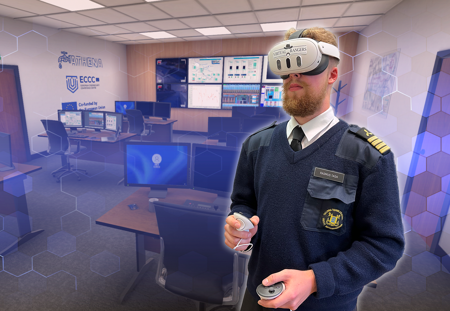 La Réalité Virtuelle (VR) a de multiples applications : ici, formation en cybersécurité (crédit : Virtual Rangers)