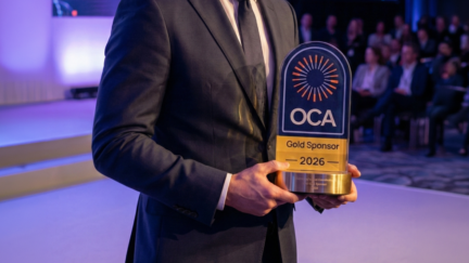 Mixvoip joins the Odoo Community Association as a Gold Sponsor Homme tenant un award