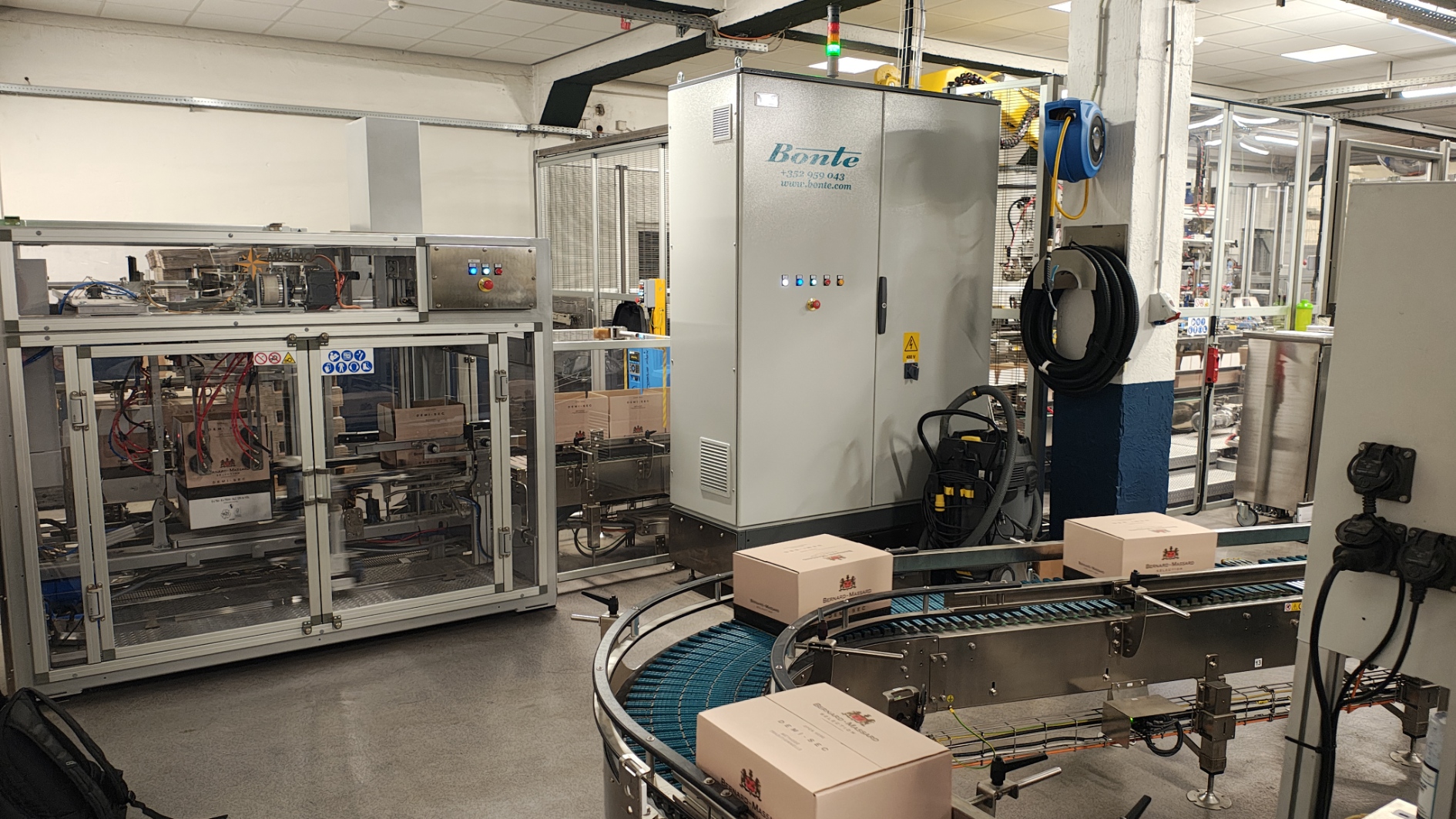 Bonte peut fournir un grand nombre de machines pour les lignes automatisées (crédit: Bonte)