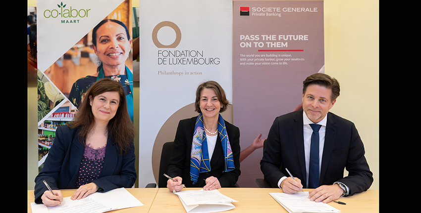 Société Générale Private Banking Luxembourg soutient la  Fondation pour le Climat sous l’égide de la Fondation de  Luxembourg