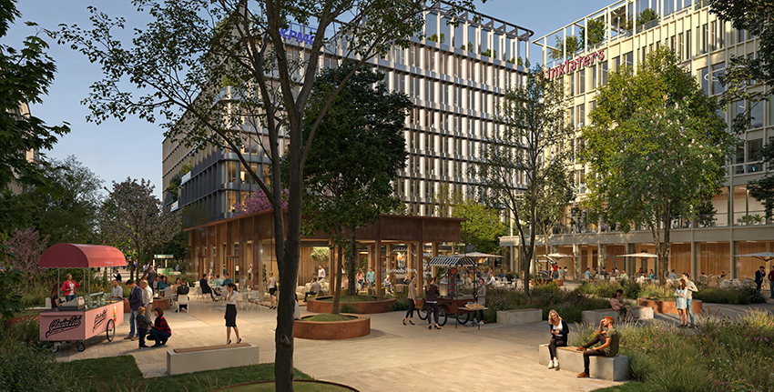 Kennedy Park réinvente le Kirchberg au  Luxembourg