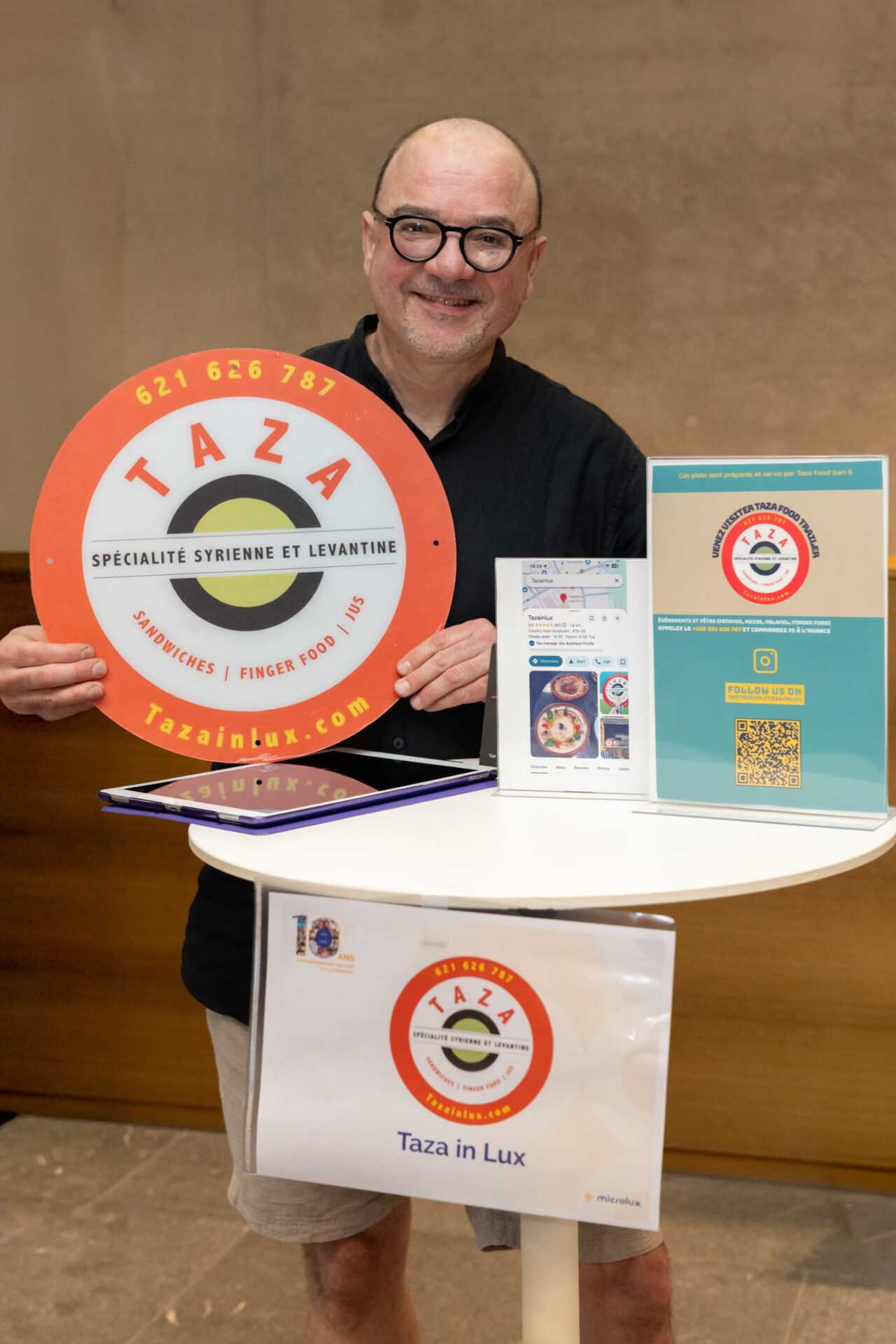 De nombreux entrepreneurs soutenus par microlux étaient présents à la soirée. D'autres étaient représentés sur les panneaux d'une belle galerie photos. 