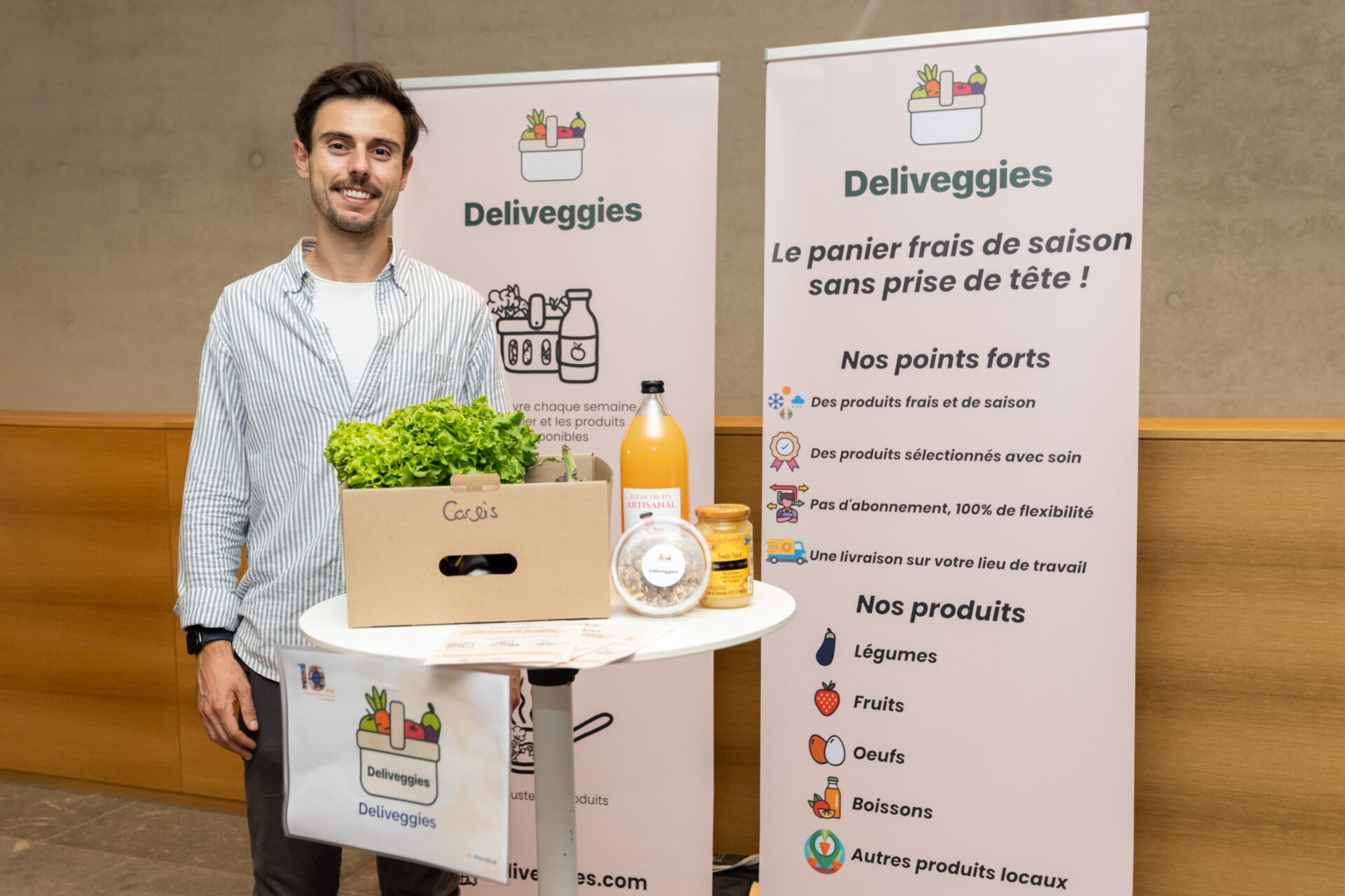 De nombreux entrepreneurs soutenus par microlux étaient présents à la soirée. D'autres étaient représentés sur les panneaux d'une belle galerie photos. 