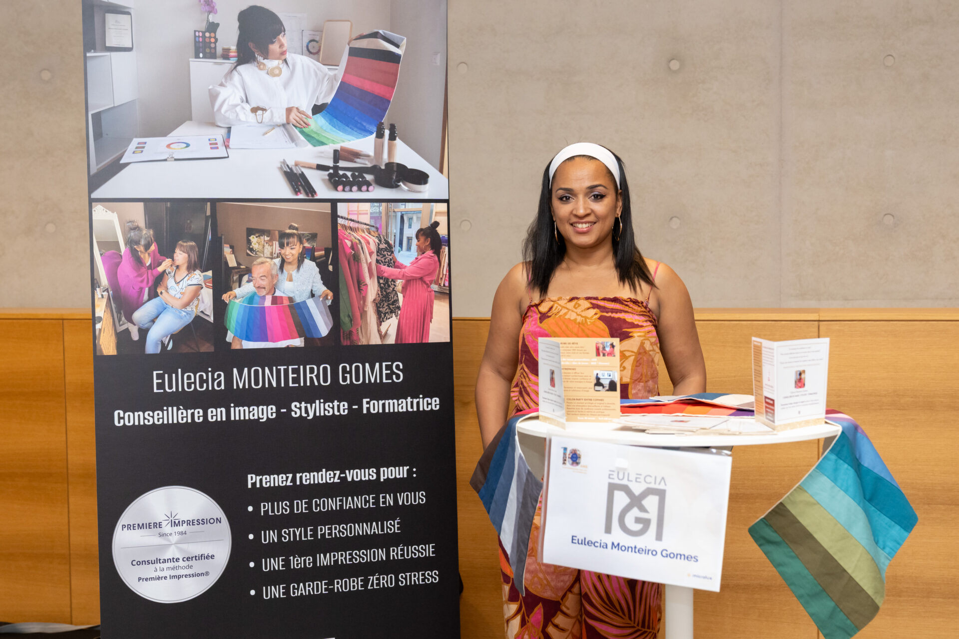 De nombreux entrepreneurs soutenus par microlux étaient présents à la soirée. D'autres étaient représentés sur les panneaux d'une belle galerie photos. 