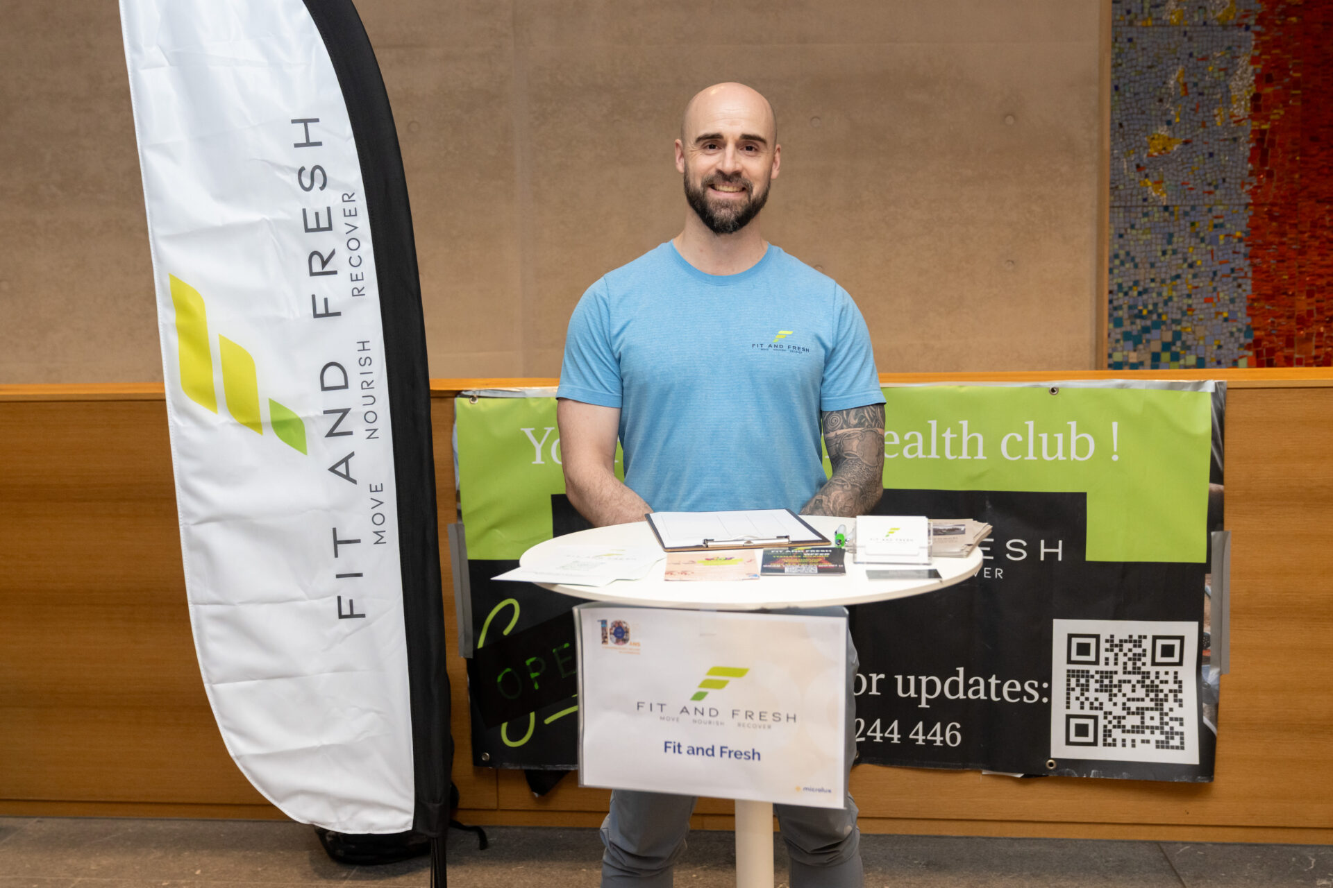 De nombreux entrepreneurs soutenus par microlux étaient présents à la soirée. D'autres étaient représentés sur les panneaux d'une belle galerie photos. 