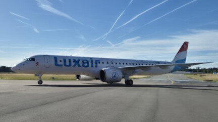 © Luxair Avion au sol