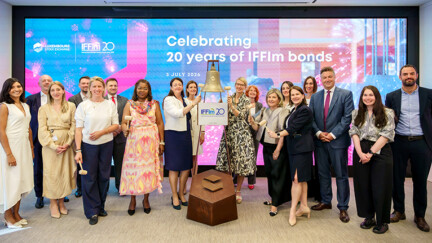 IFFIm celebrates 20 years of vaccine bonds at LuxSE
