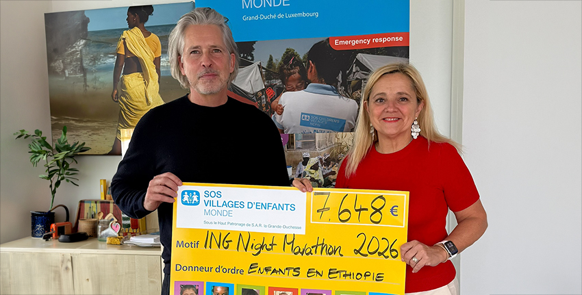 ING Night Marathon Luxembourg 2026 – 7.648€ récoltés grâce aux coureurs  en faveur des enfants en Ethiopie