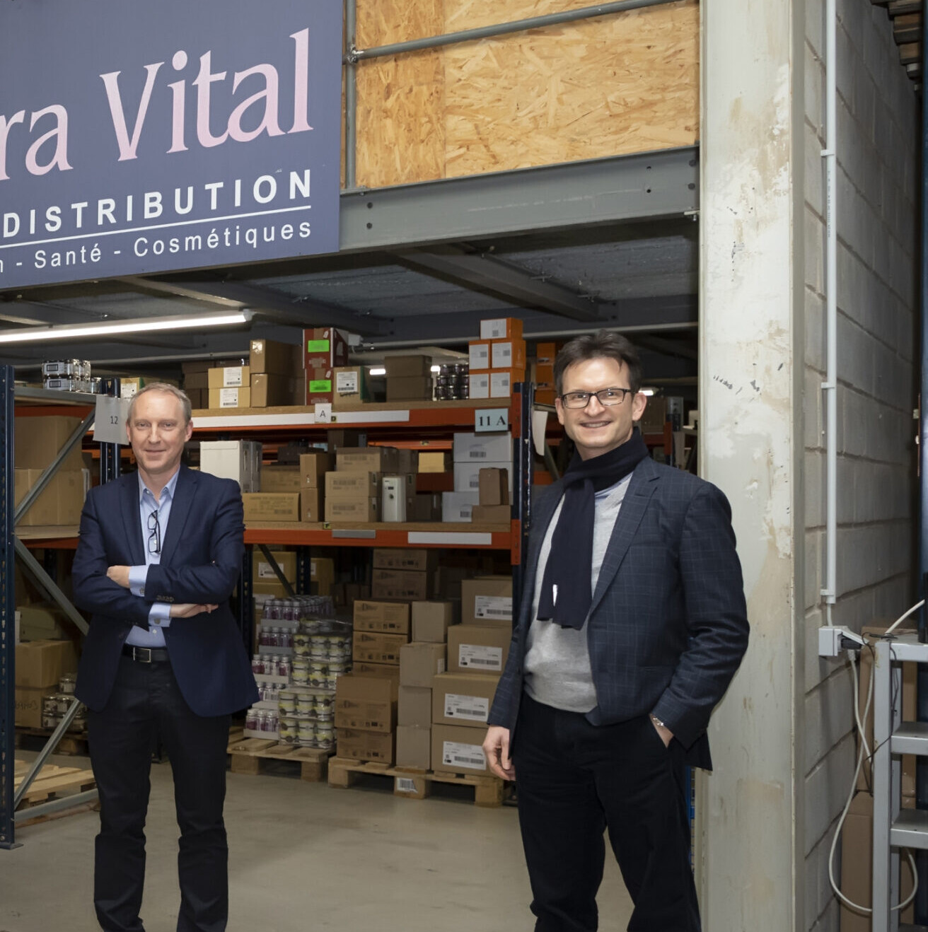 Carlo Tehlen, directeur général de la Chambre de Commerce et Olivier Bens, administrateur délégué, Terra Vital (crédit: Laurent Antonelli / Agence Blitz)