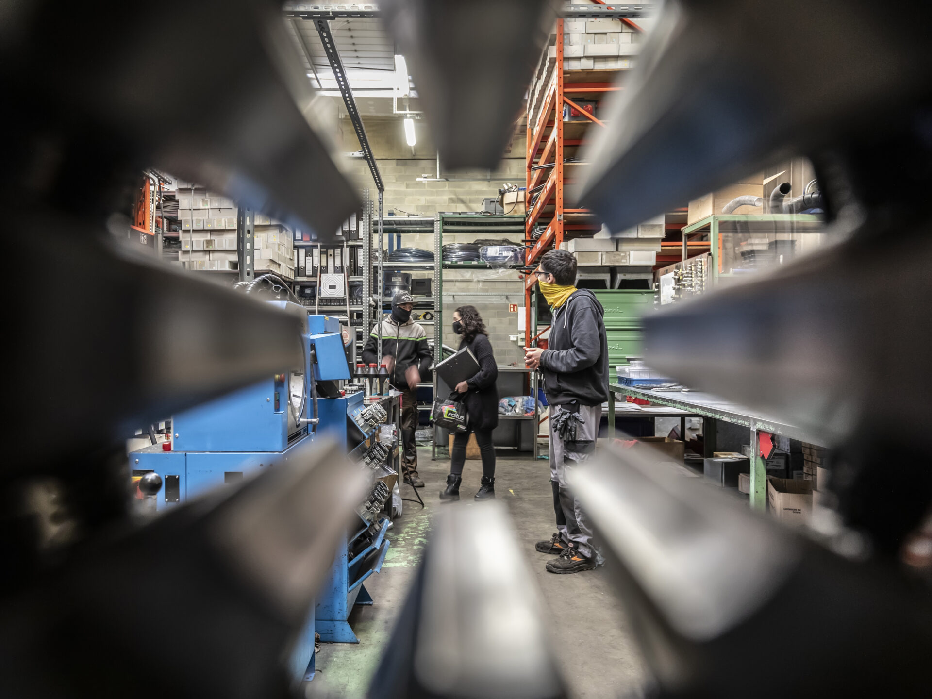 Fondée il y a tout juste trente ans, l'entreprise Serviflex propose la fourniture de raccords, tubes et tuyaux hydrauliques pour les industriels et des services (crédit: Laurent Antonelli/
Agence Blitz)
