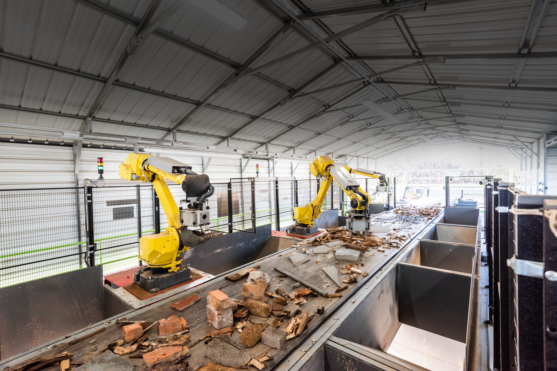 PreZero Lamesch va équiper son futur centre de tri de Bettembourg des technologies les plus récentes (IA, caméras intelligentes,
robots…) pour améliorer considérablement le taux de valorisation des déchets qui lui sont confiés. (crédit : PreZero Lamesch)