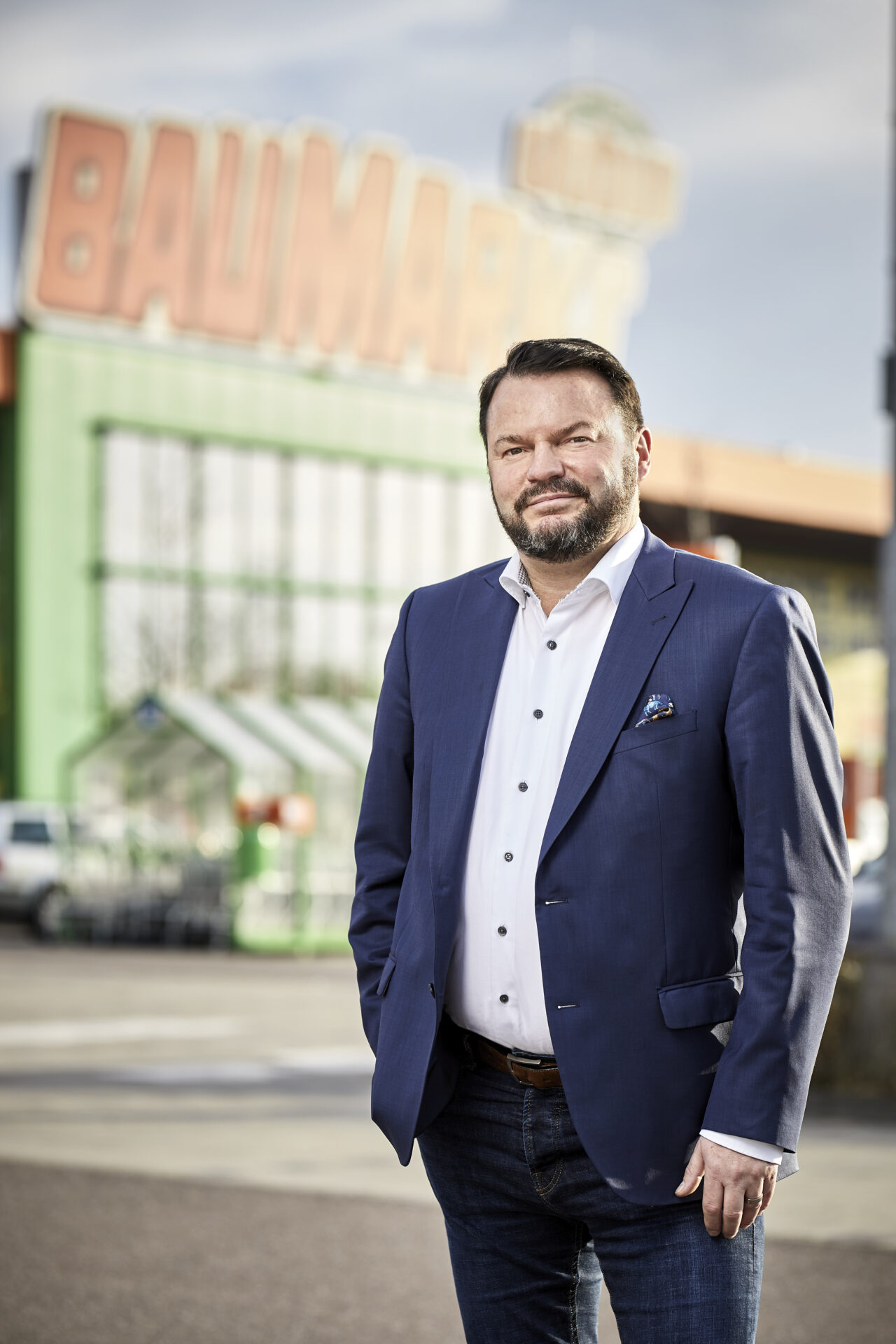 Timo  Huwer, Sprecher der Geschäftsführung Globus Fachmärkte und Globus Lux S.A. (Kredit: Laurent Antonelli/ Agence Blitz)