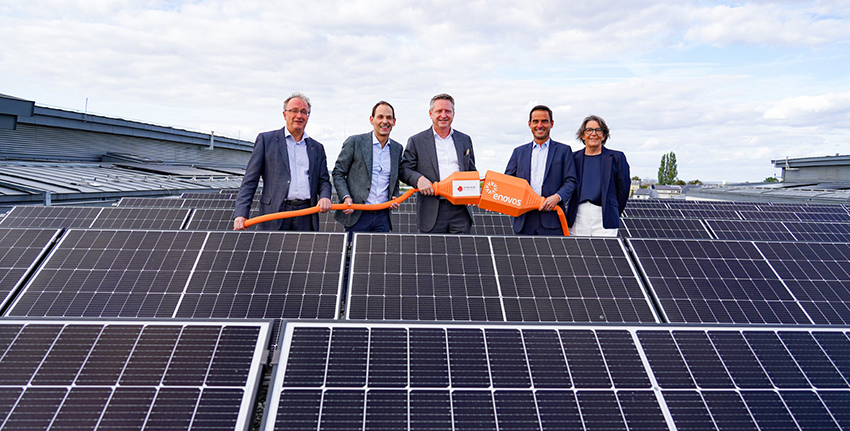 Nouvelle installation photovoltaïque à la Maison des aînés SERVIOR « Grand-Duc Jean » à Dudelange Nouvelle installation photovoltaïque à la Maison des aînés SERVIOR « Grand-Duc Jean » à Dudelange