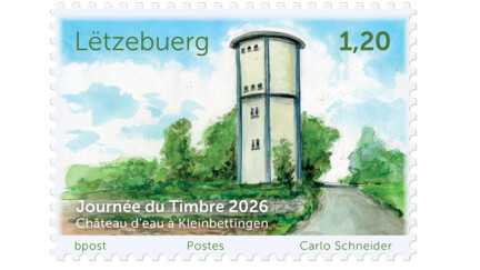 Nouvelle émission de timbres spéciaux timbre illustrant un chateau d'eau