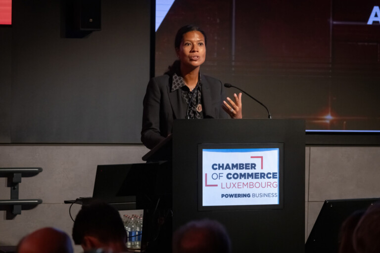 Anne-Sophie Alsif, cheffe économiste de BDO France, a replacé le débat dans un environnement économique marqué par une concurrence internationale accrue et des enjeux de compétitivité et de souveraineté toujours plus pressants (crédit: Michel Zavagno / Agence Blitz)