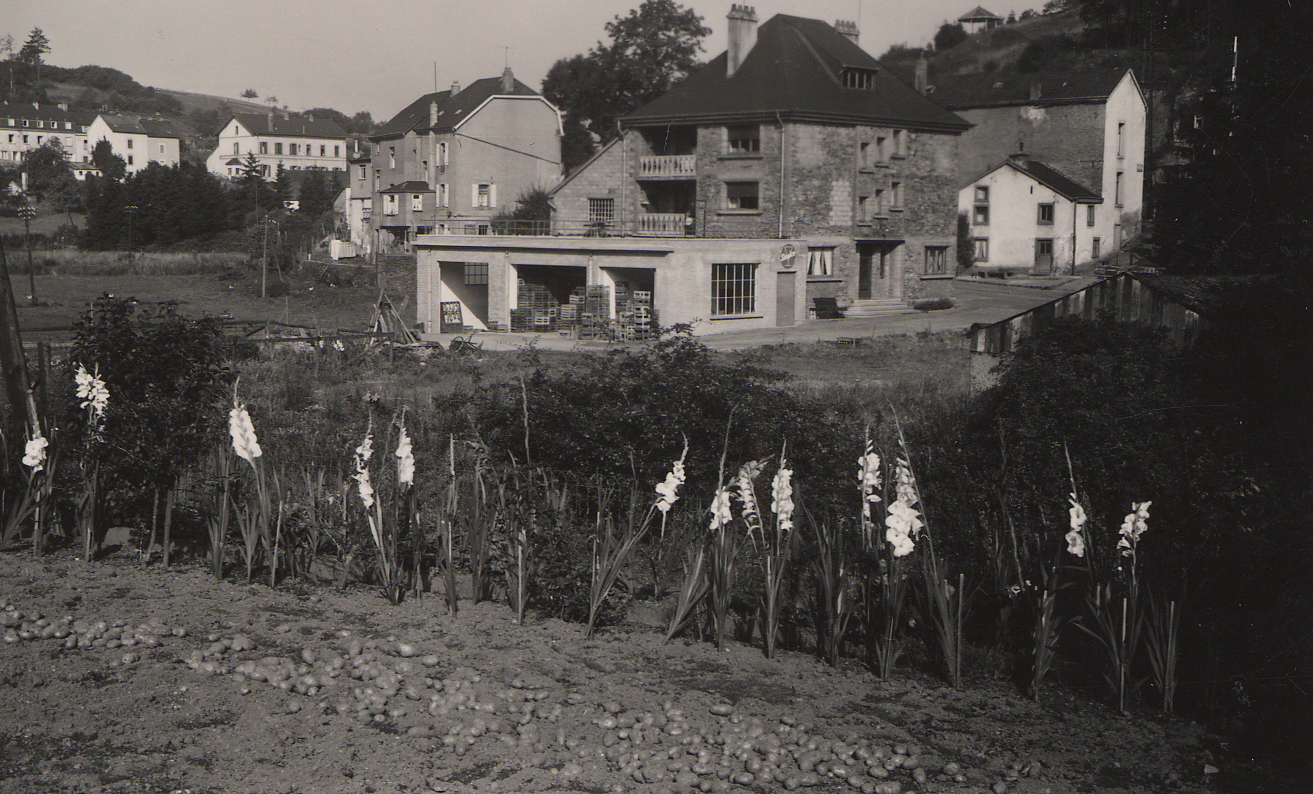 Maison dépôt de Troisvierges aux débuts de la société (crédit: Boissons Heintz)