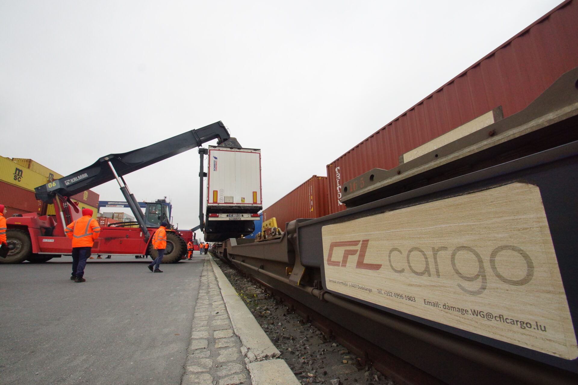 CFL cargo charge plus de 210 trains par semaine, avec des destinations variées partout en Europe. (crédit : CFL cargo)
